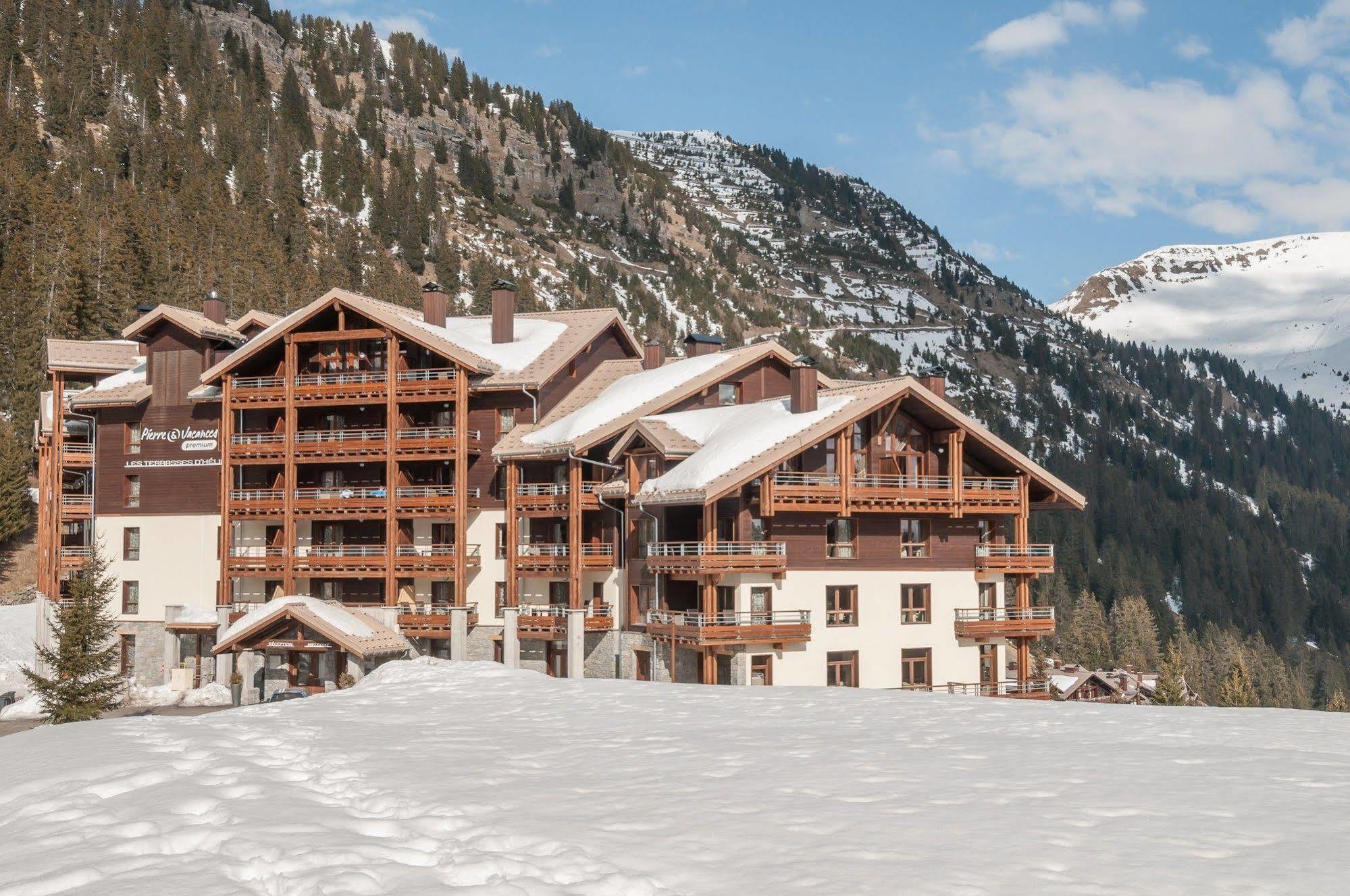 Résidence Pierre&Vacances Premium Les Terrasses d'Hélios Flaine Exterior foto